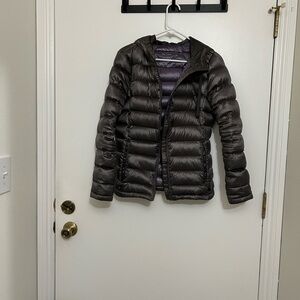 Andrew Marc metallic Dark Gray Puffer Jacket